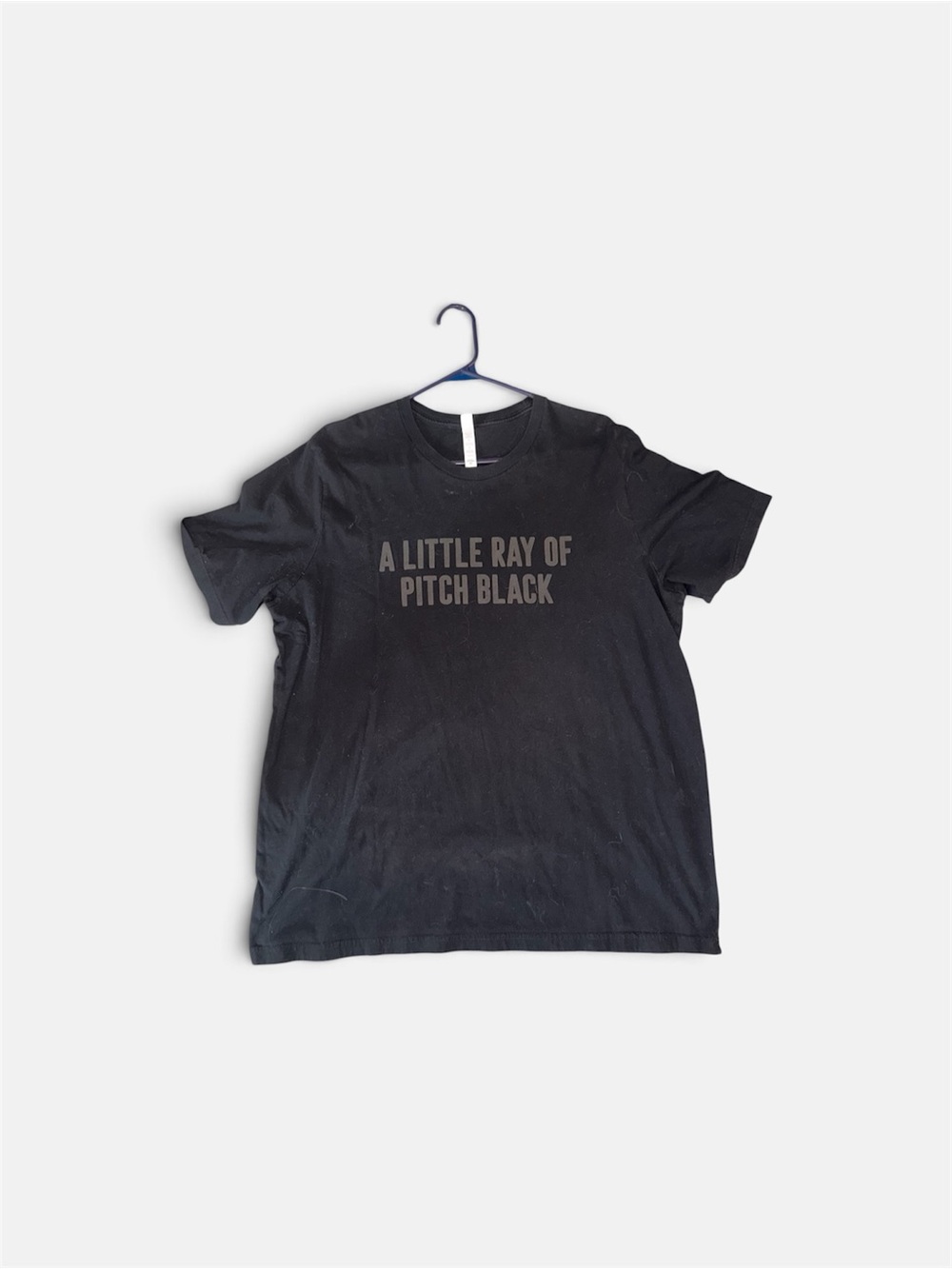 Black Graphic Tee - "A Little Ray of Pitch Black"